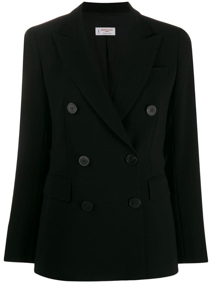 Alberto Biani Double Breasted Jacket - Black