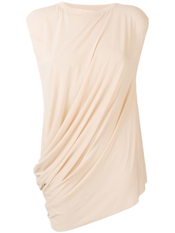 Rick Owens Lilies Draped Sleeveless Top - Neutrals