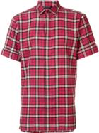 Neil Barrett Plaid Printed Shirt - Red