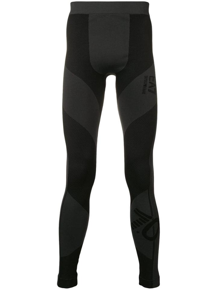 Ea7 Emporio Armani Performance Leggings - Grey