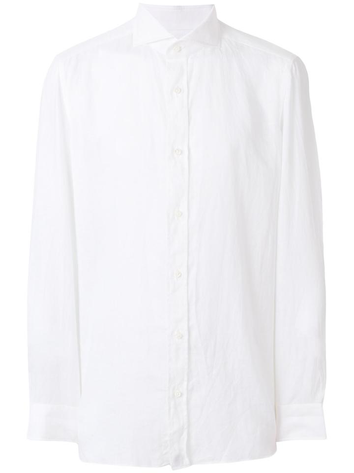 Borrelli Plain Shirt - White