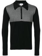 Brioni Zip Up Collar Sweater - Black