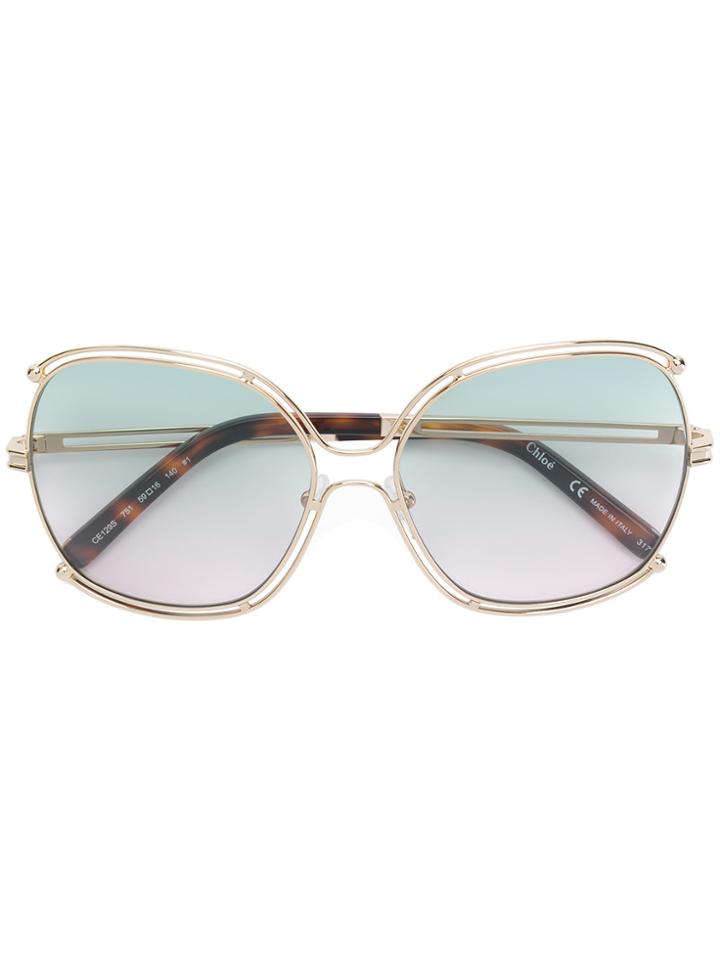 Chloé Eyewear Frame Sunglasses - Metallic