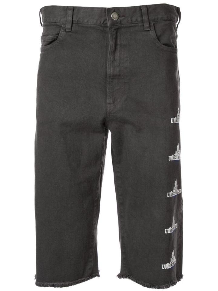Johnundercover Side Logo Bermuda Shorts - Brown