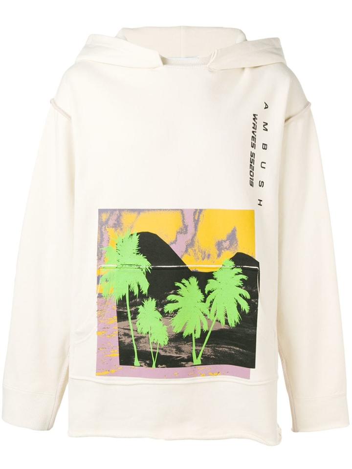 Ambush Waves Cape Hoody - Neutrals