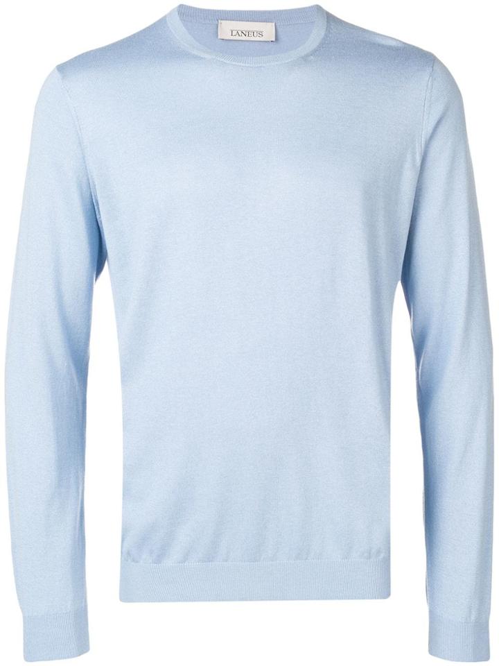 Laneus Relaxed Fit Jumper - Blue