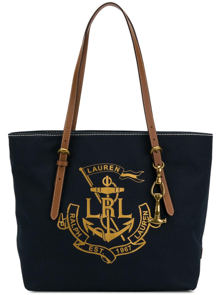 Ralph Lauren Logo Shopper Tote - Blue