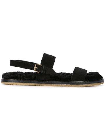 Saint Laurent Noé Open-toe Sandals - Black