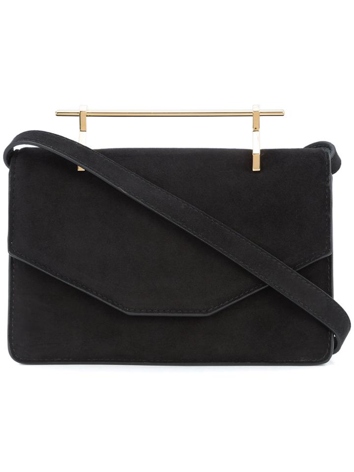 M2malletier Top Handle Envelope Clutch - Black