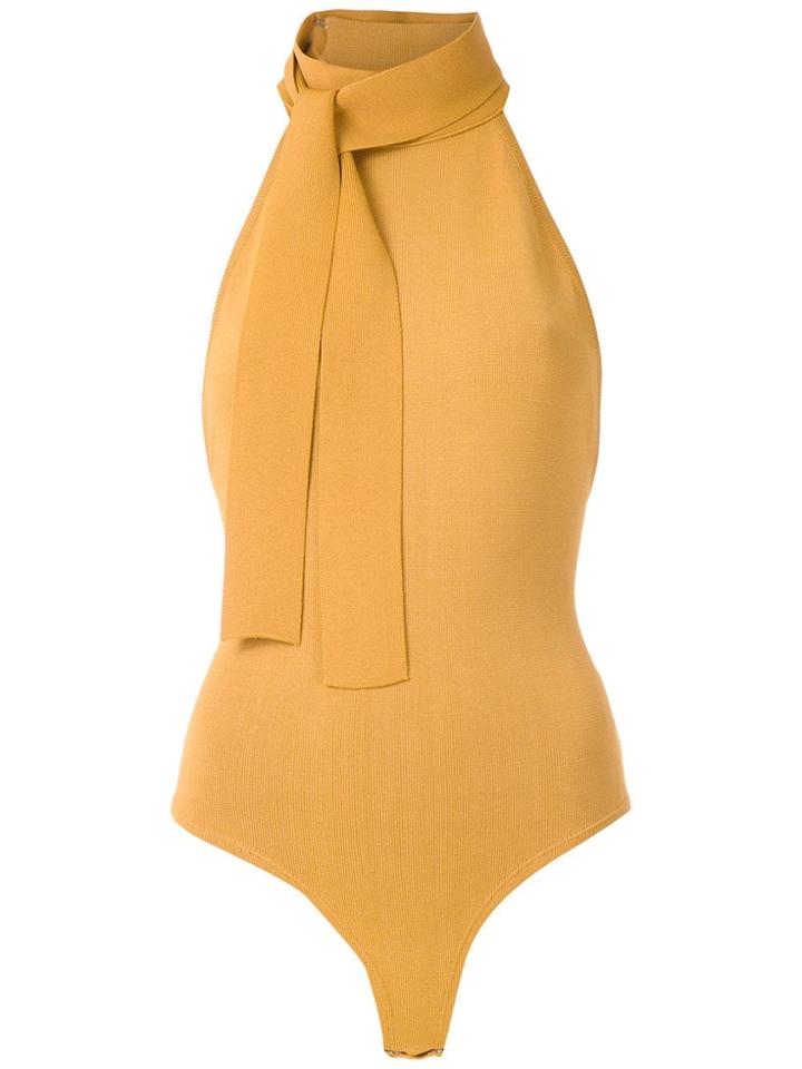Egrey Knit Bodysuit - Yellow