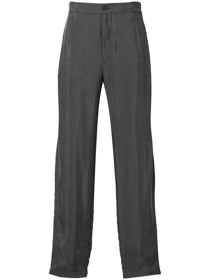 Emporio Armani Loose Fit Trousers - Grey