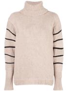 Maison Ullens Relaxed-fit Turtleneck Jumper - Neutrals