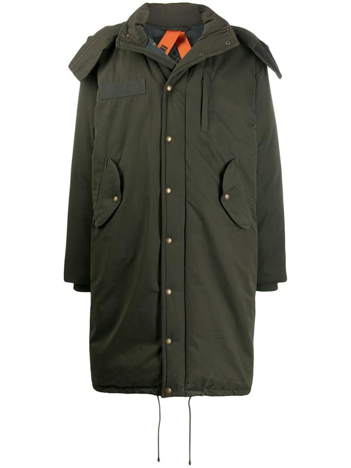 Mr & Mrs Italy Snap Button Coat - Green