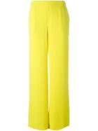 P.a.r.o.s.h. Wide Leg Trousers, Women's, Size: M, Yellow/orange, Polyester