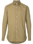 Kolor Studded Collar Shirt - Brown