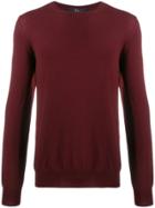 Fay Crew Neck Sweater - Red