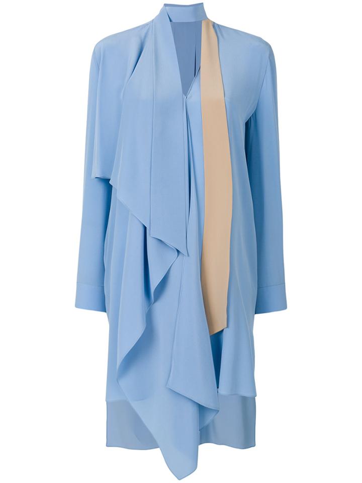 Fendi Pussy Bow Dress - Blue