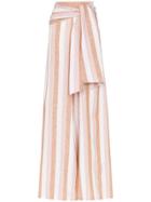Adriana Degreas Porto Tie Waist Wide Leg Trousers - Pink