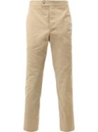 Moncler Gamme Bleu Classic Chino Trousers, Men's, Size: 4, Nude/neutrals, Cupro/cotton