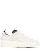 Officine Creative Glitter Tongue Sneakers - Neutrals