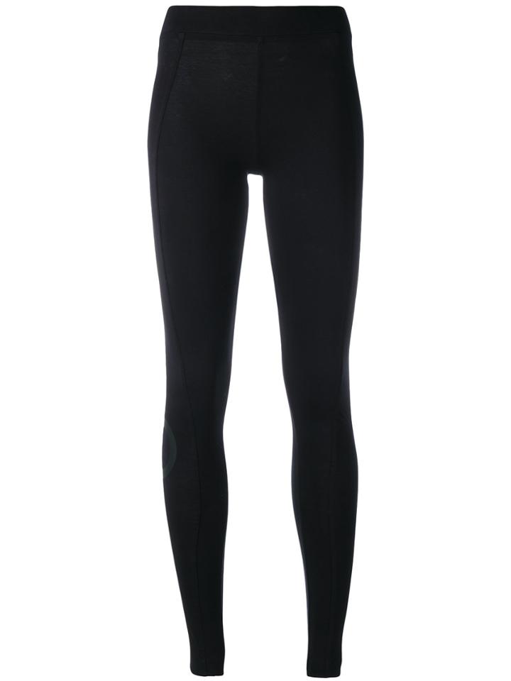Y-3 Panelled Leggings - Black