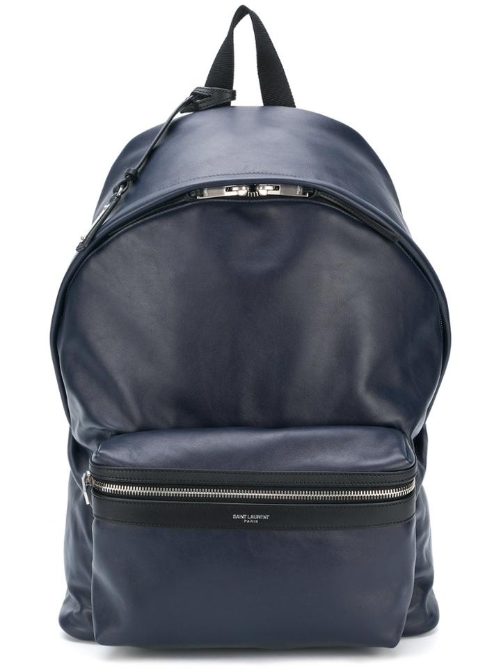 Saint Laurent City Backpack - Blue