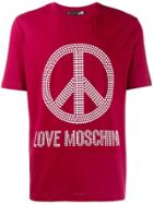 Love Moschino Peace & Love T-shirt - Red