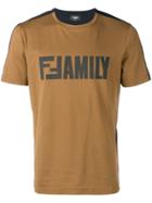 Fendi Family T-shirt - Brown