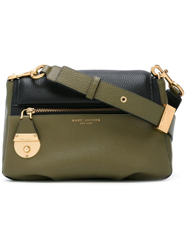 Marc Jacobs Pocket Front Cross Body Bag, Women's, Green, Calf Leather