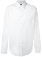 Gucci Slim-fit Shirt, Men's, Size: 18 1/2, White, Cotton/polyamide/spandex/elastane