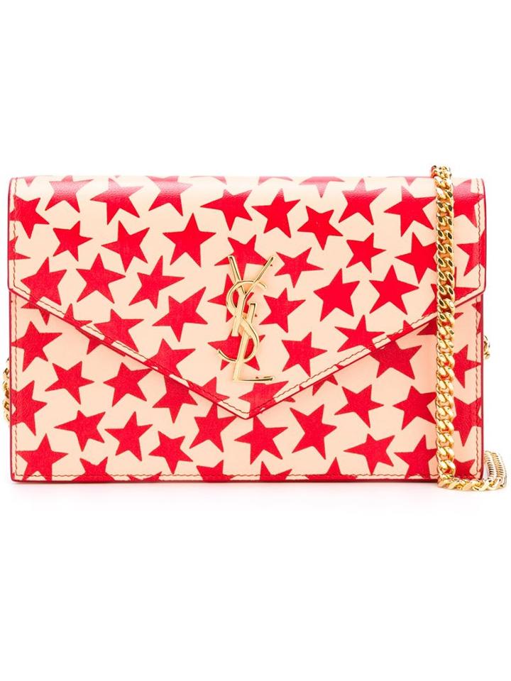 Saint Laurent 'monogram' Shoulder Bag, Women's, Red