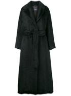 's Max Mara Faux-fur Oversized Coat - Black