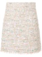Blumarine Tweed Mini Skirt - Multicolour