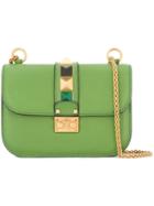 Valentino Valentino Garavani 'glam Lock' Shoulder Bag, Women's, Green