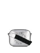 Stella Mccartney Logo Camera Mini Bag - Silver