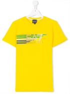 Ea7 Kids Teen Logo Print T-shirt - Yellow & Orange