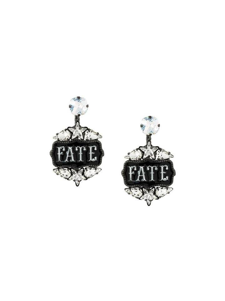 Lisa C Bijoux 'fate' Earrings, Women's, Black