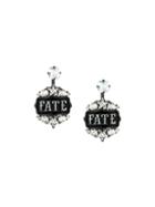 Lisa C Bijoux 'fate' Earrings, Women's, Black