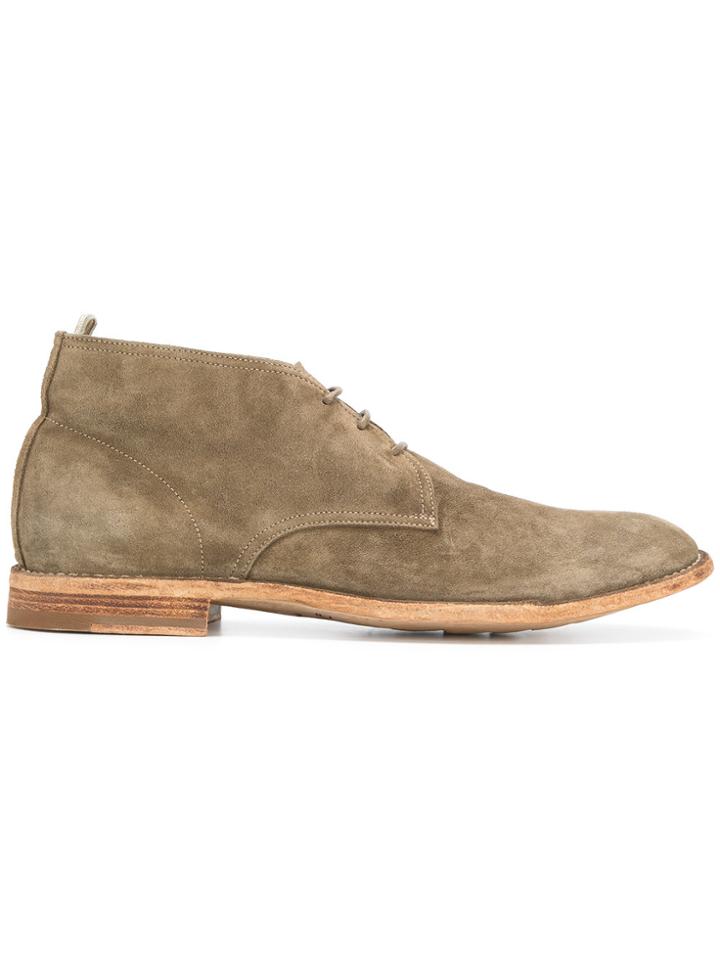 Officine Creative Softy Lace-up Boots - Nude & Neutrals