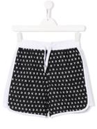 Dkny Kids Teen Logo Drawstring Shorts - Black
