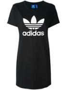 Adidas Originals 'trefoil' T-shirt Dress, Women's, Size: 46, Black, Cotton