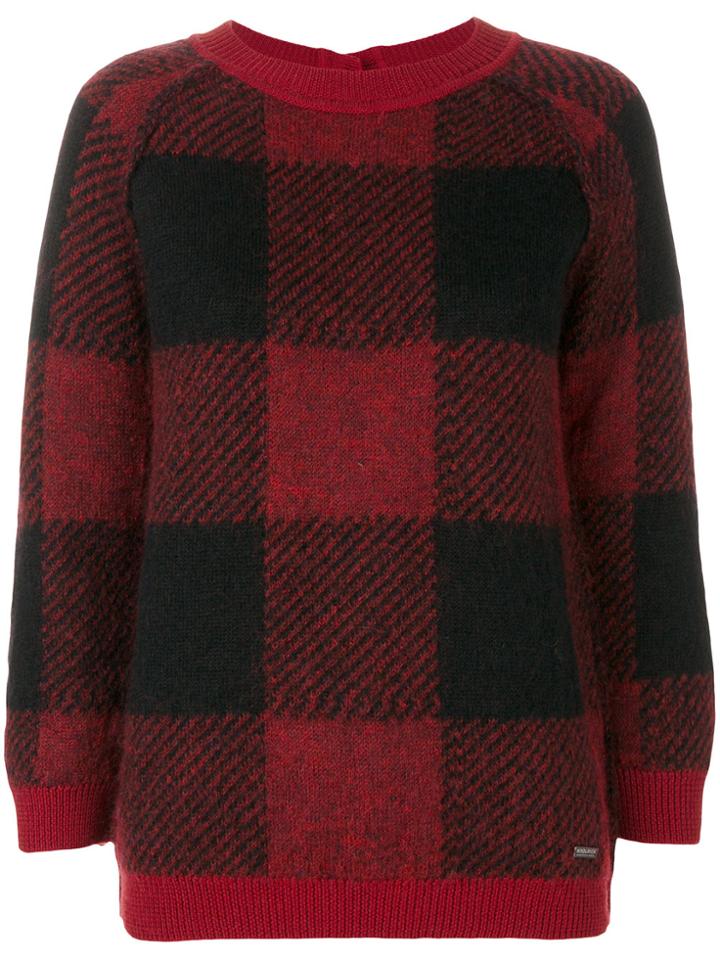 Woolrich Check Jumper - Red