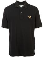 Off-white Eagle Embroidered Polo Shirt - Black
