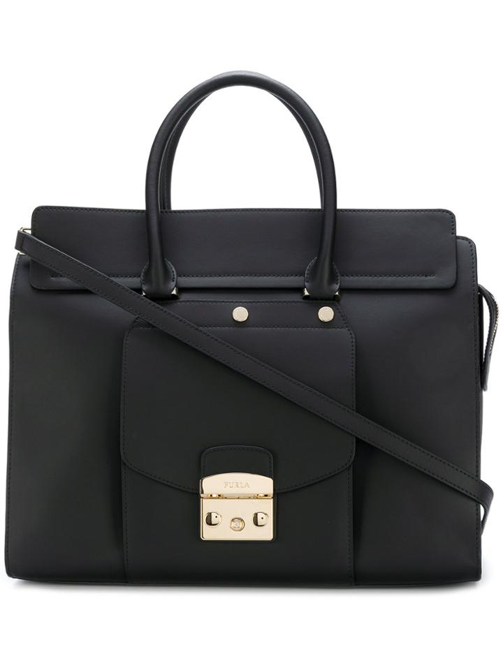 Furla Multi-pocket Tote Bag - Black