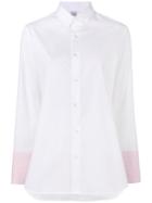 Marie Marot - Stripe Cuff Shirt - Women - Cotton - S, Women's, White, Cotton