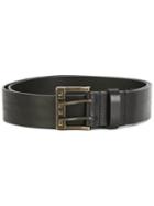 Diesel Buckled Belt, Men's, Size: 100, Black, Leather