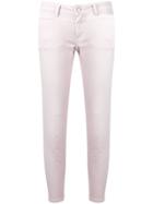 Closed Cropped Jeans - Pink