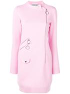 Moschino Zipped Biker Dress - Pink