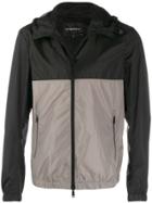 Emporio Armani Two-tone Zipped Jacket - Grey