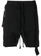 Thom Krom Drape Jogging Style Shorts - Black